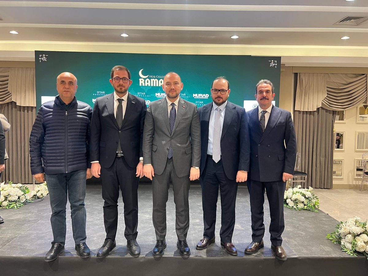MUSIADUrfa's tweet photo. Kahramanmaraş MÜSİAD şubemizin ev sahipliğinde, Genel Başkanımız Sayın Burhan Özdemir’in katılımlarıyla gerçekleştirilen iftar programına MÜSİAD Şanlıurfa Şubemizi temsilen Başkanımız Salih Demirkol ve yönetim kurulu üyelerimiz katılım sağladı.

Nazik ev sahiplikleri için Kahramanmaraş MÜSİAD’a teşekkür ediyoruz.
#MÜSİAD #Şanlıurfa