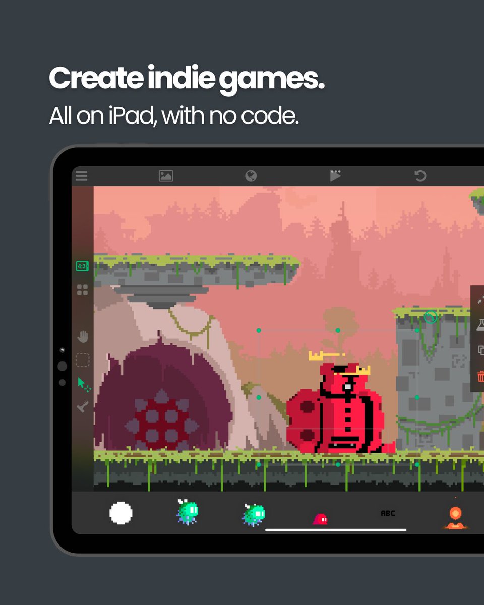 hyperPadApp's tweet image. Why get an iPad?

Because inspiration happens everywhere. At the airport, on a road trip, in restaurants, and even in the washroom!

The new hyperPad drop turns your iPad or MacBook Neo into a portable game studio.

#hyperPad #GameDev #iPad #ios