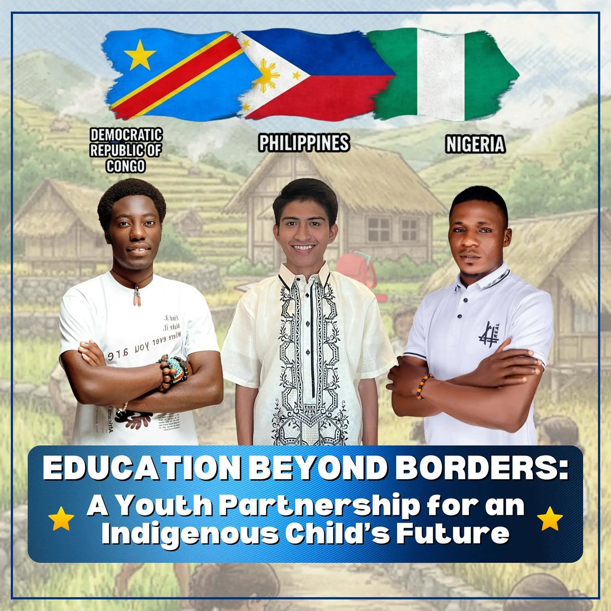 SethTsongo2's tweet photo. From the Democratic Republic of Congo to the Philippines, via Nigeria, to support the education of a young indigenous girl in the Philippines.
I invite you to join us in this new adventure of education without borders. https://t.co/NtrlVE47jP