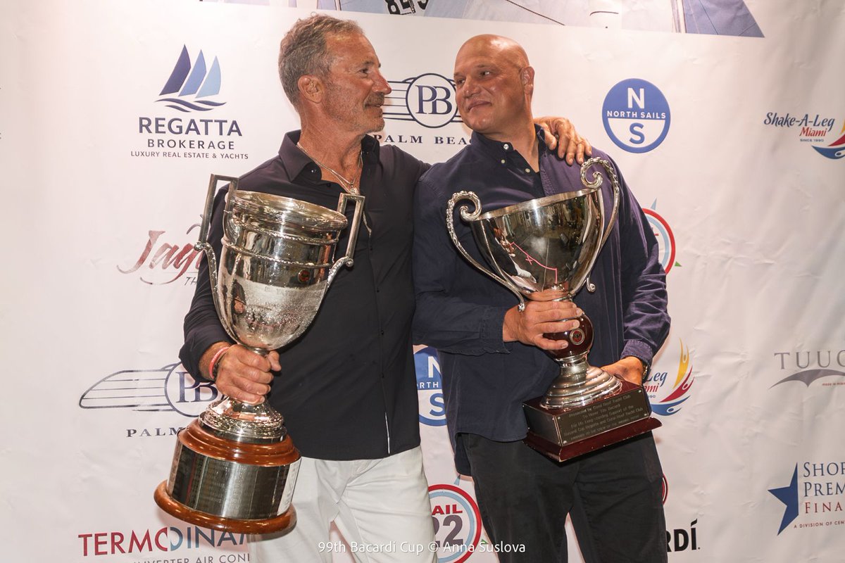 CayardSailing's tweet photo. The best things in life are worth waiting for!
My teammate Frida and I just won the Bacardi Cup! — the most important Star Class regatta outside of the World Championship. I have been chasing that traditional sip of Bacardi rum for 46 years https://t.co/8R3Iym4cEm