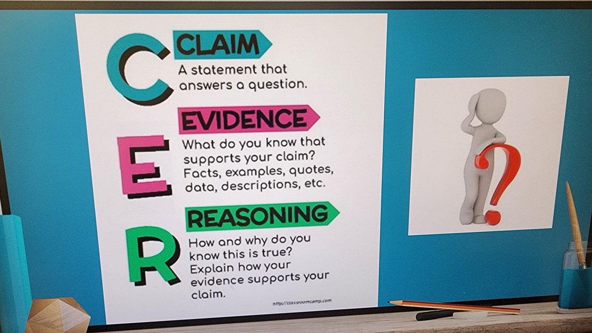 MarieDeener's tweet photo. Kelly Estepp led a wonderful session today on how to help students strengthen their reasoning when explaining their evidence they are using to supporting their claim. @KEDC1 @kedc_epic @KEDCGrants https://t.co/5PJ4EhX4Op