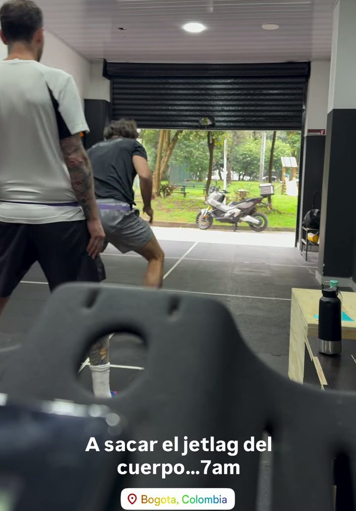 Arrancando la semana con todoo desde #Bogotá Nuestro <a href="/ivansanchezz_/">Iván Sánchez</a> 😃💪🏻👏🏻✨