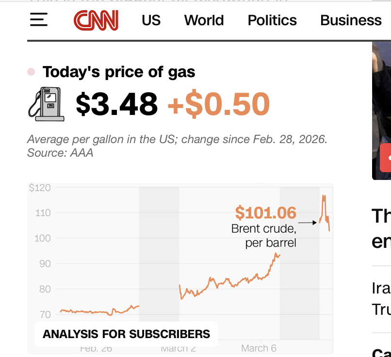 I hope @cnn keeps this graphic up while oil is dropping like a rock.

BTW they never did this for Biden.

#cnn