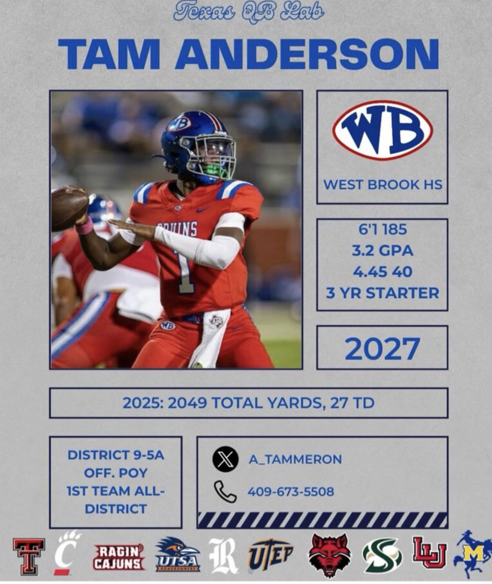 Tammeron “ Tam ” Anderson (3⭐️) tweet media