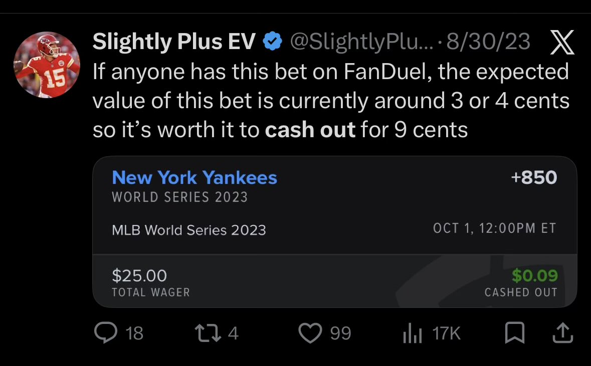 Slightly Plus EV tweet media