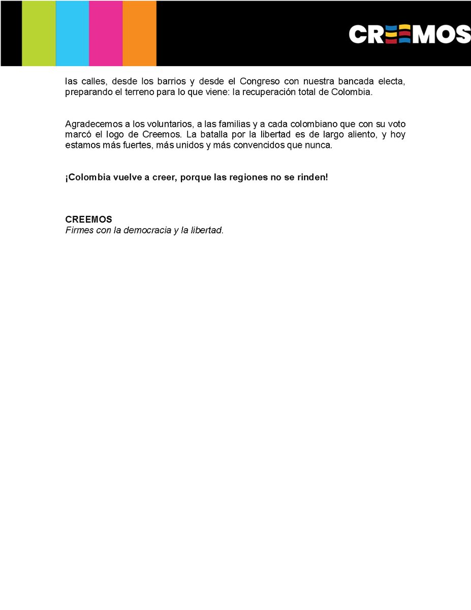 creemosco's tweet image. ¡Dos curules en la Cámara por Antioquia! Con más de 224.000 votos, @LuisGPatino y @simonmolinag serán la voz de las regiones en el Congreso. Somos un movimiento nacido de la ciudadanía y hoy estamos más fuertes, unidos y convencidos que nunca. 🇨🇴 #Creemos #ElEquipoDeLaGente