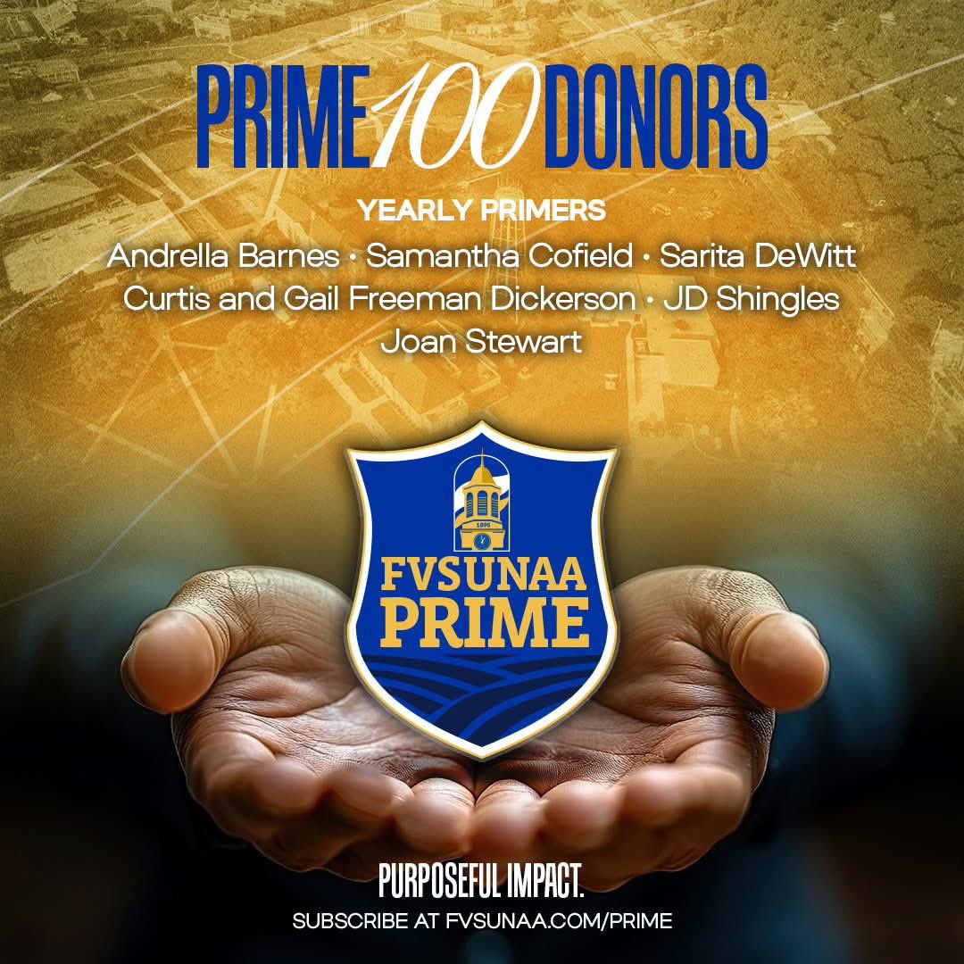 fvsunaa's tweet image. THANK YOU TO OUR YEARLY PRIMERS! 

The Fort Valley State University National Alumni Association proudly thanks our yearly primers on subscribing to our new giving program. Thank you for being one of the FIRST!

SUBSCRIBE TODAY: fvsunaa.com/prime

#FVSUPrime
#FVSU
