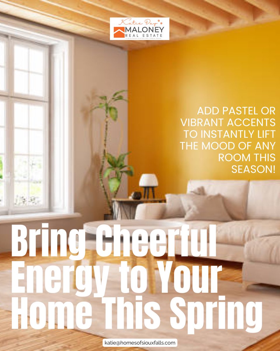 DoesesGirl's tweet photo. Spring is the perfect time to refresh your space! Add pastel pillows, vibrant rugs, or cheerful wall art for a bright new vibe. 🌸✨

#SpringHomeVibes #ColorRefresh #HomeInspiration #CheerfulSpaces #InteriorStyle #SouthDakotaRealEstate #SDrealtor #KatieDayRealtor #realestate https://t.co/MdlMPN6maE