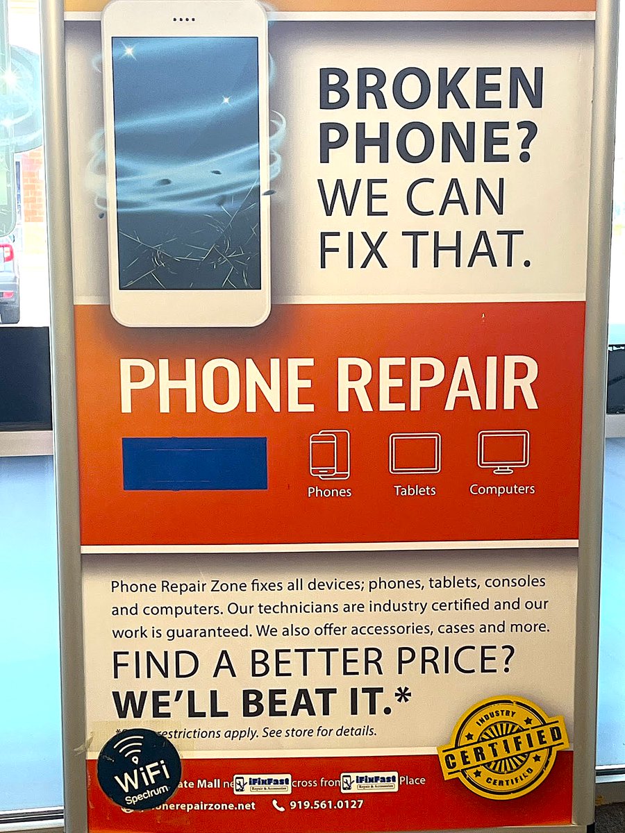 FixRaleigh's tweet photo. Is your #iPhone, #SamsungGalaxy, or Motorola #phone not charging or losing power fast? iFixFast #Raleigh provides quick repairs: screens, #battery replacement, #charging port fixes, #camera repairs, water damage &amp; more. https://t.co/BI30QJs9BV

#Technology #PhoneRepair #RaleighNC https://t.co/UEnsX9UYoE