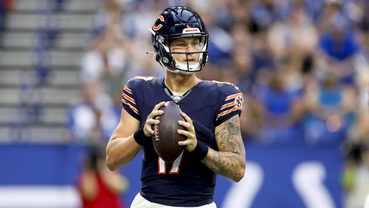 AdamFerrellNFL's tweet image. Pittsburgh Steelers have an offer on the table for Chicago Bears QB2 Tyson Bagent, the offer is believed to be a 3rd-rd pick, Chicago is wanting a 2nd or an additional day-3 pick. 

Arizona called but the price is too high, looks like a deal will get done. (Per @TheNFLDrop)