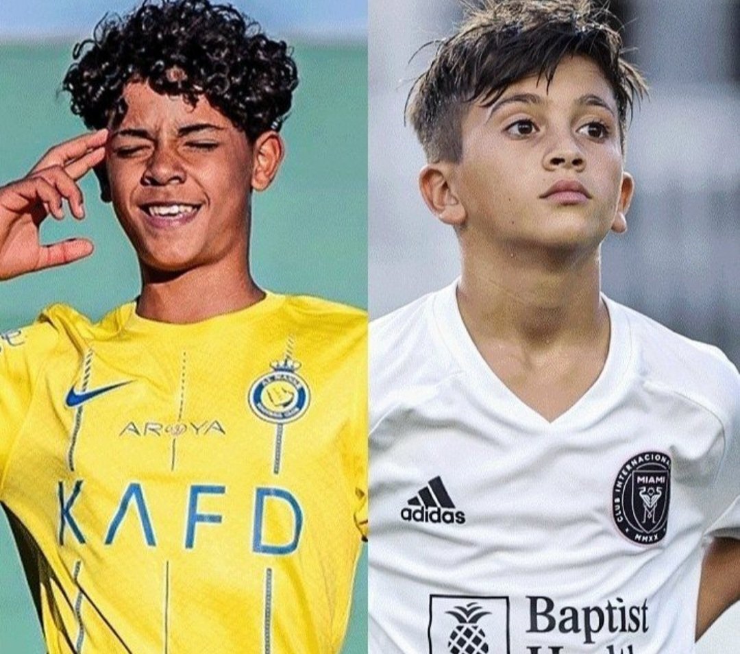 تياغو ميسي وكريستيانو جونيور في منتخب واحد
