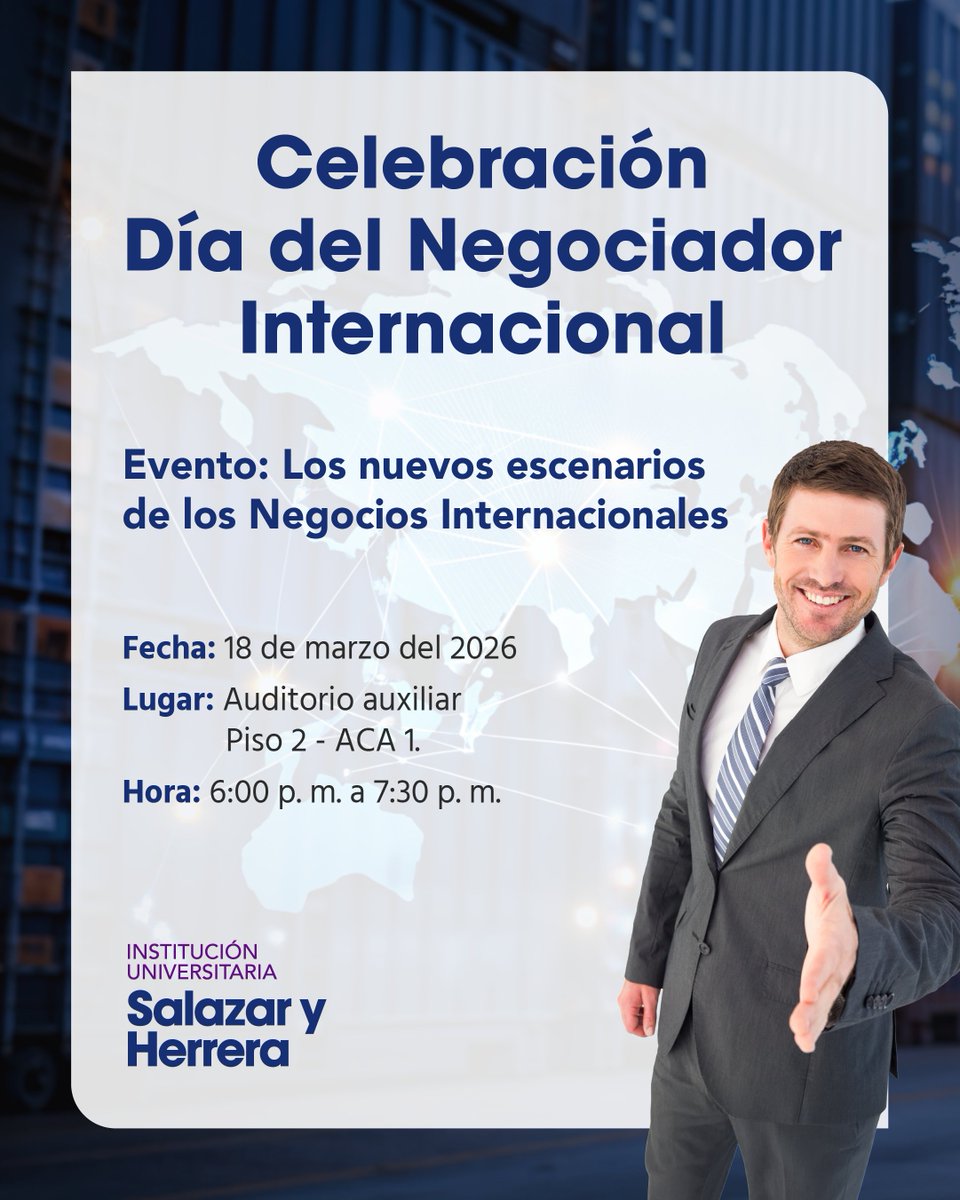 🌍 Celebramos el Día del Negociador Internacional

En un mundo cada vez más conectado, los negocios internacionales abren puertas a nuevas oportunidades, alianzas y desafíos globales.