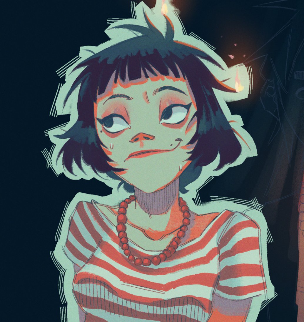 Layn_space's tweet photo. What did she do...? (wip) #gorillaz #gtwt https://t.co/XhrbFZ3C5J
