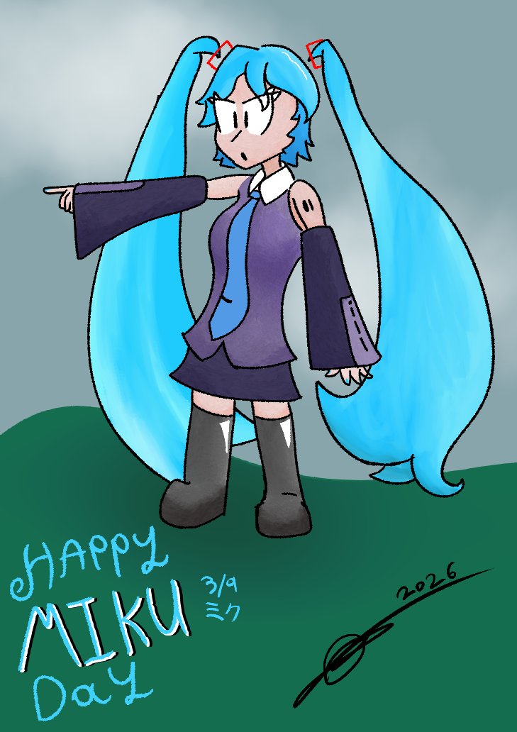 DerkDrawz's tweet photo. Happy Miku Day!!
#ミクの日2026 https://t.co/DeQ0ZYqpL1