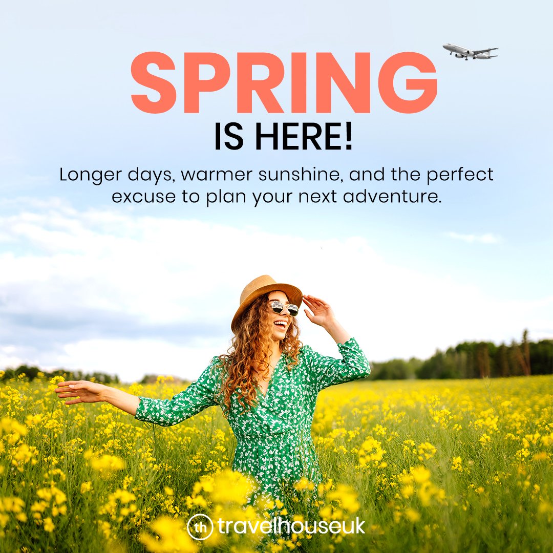 travelhouseuk's tweet photo. Spring Has Sprung! 📷Where are you heading out for your next break?
Make the most of this perfect season by jetting off to one of 2026’s top trending destinations for UK travellers:
#Italy
#Spain
#Thailand
#Japan
#Morocco
Get the best flight offers here: https://t.co/8KeoAxJtuE https://t.co/ovSY5GscBE