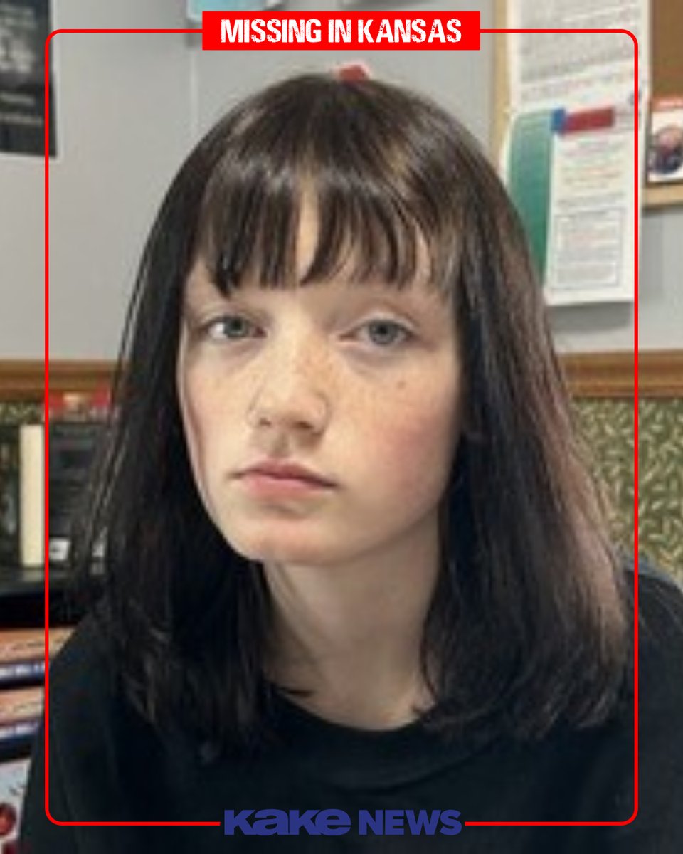 KAKEnews's tweet photo. ‼️ ENDANGERED MISSING WICHITA TEEN: The Kansas Bureau of Investigation says 17-year-old Alexandra R. Smith went missing from Wichita on July 6, 2025 when she was 16.

She was last seen Sunday, March 8, at a residence in Wilson County. 🧵 https://t.co/c1ic6W2xN4