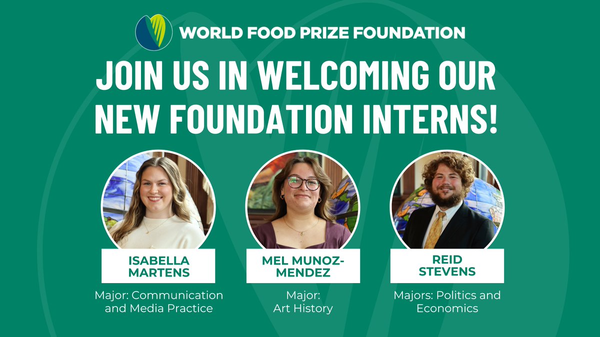 World Food Prize Foundation tweet media