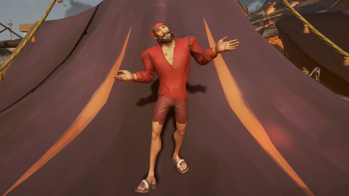 koopakopp's tweet photo. @SeaOfThieves @RareLtd #StyleOfThieves #SeaOfThieves Kind of Hermes 😇 https://t.co/irZbdqZXUE