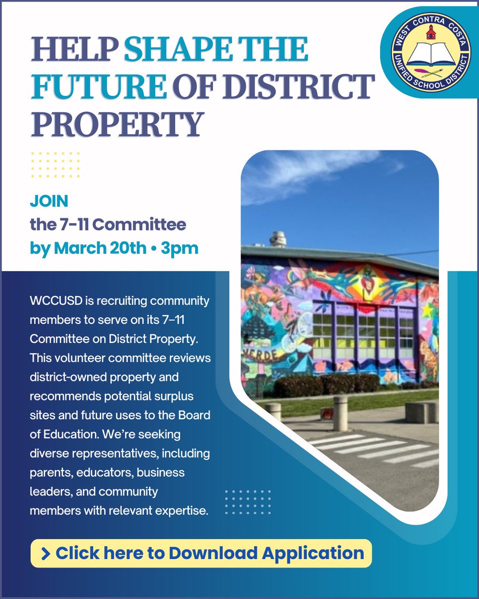 West Contra Costa Unified School District tweet media