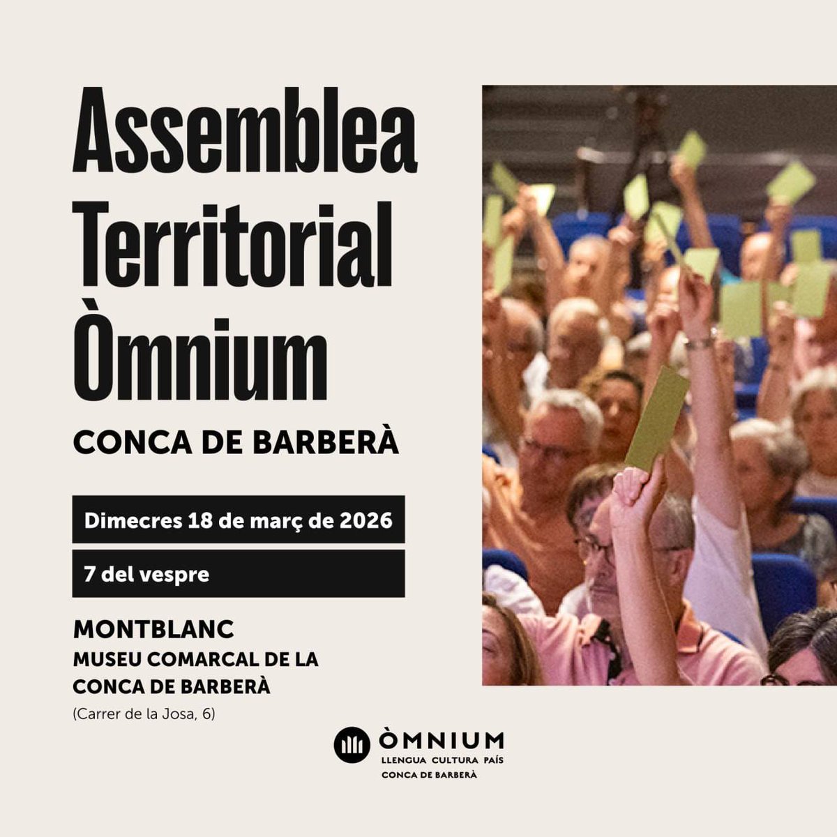 Òmnium Conca de Barberà tweet media