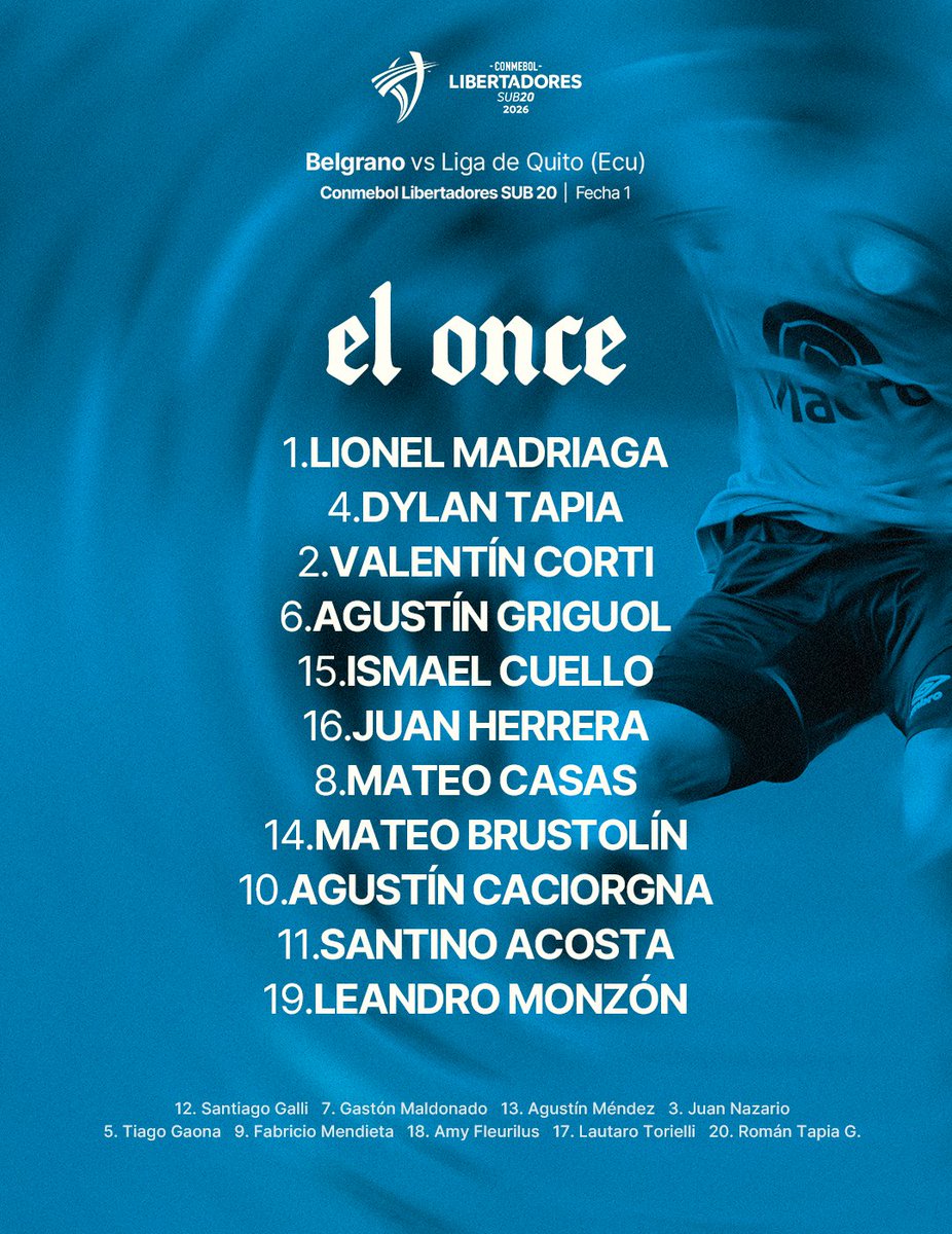 Belgrano Juveniles tweet media