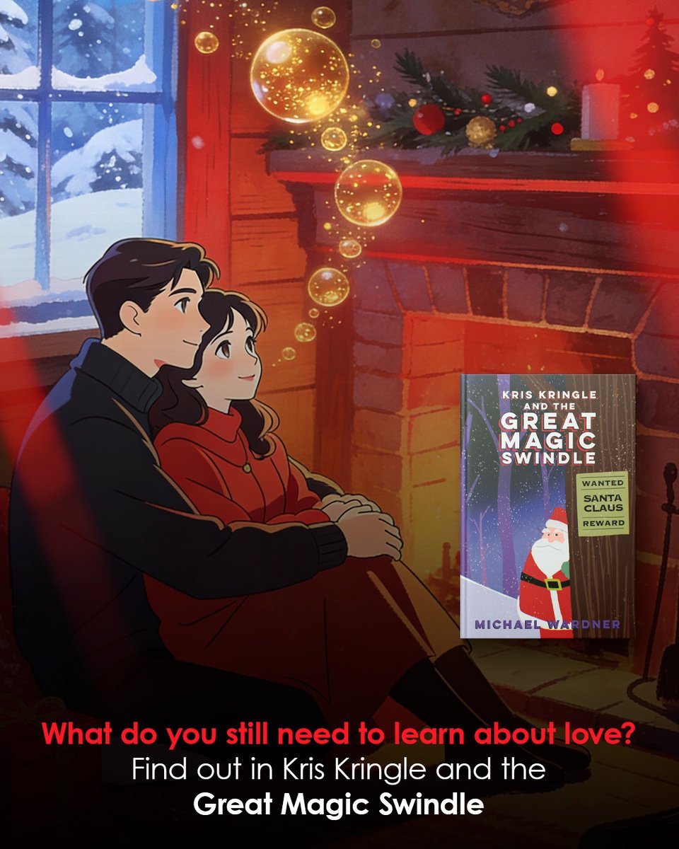 MWardner's tweet photo. Christmas isn’t just about gifts, it’s about love. 

Discover the deep lessons of unconditional love, patience, and vulnerability that Christmas teaches us in Kris Kringle and the Great Magic Swindle.
Learn Now: https://t.co/gfmcxFT35L

#michaelwardner #christmasheart #newrelease https://t.co/Vw3DLPg054