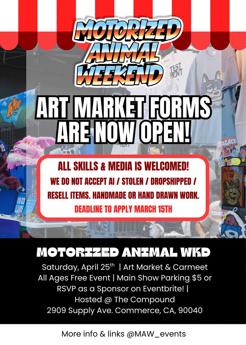 MAW_events's tweet photo. Looking for potential vendors for our upcoming daytime Art Market! New &amp; returning artists are always welcomed~! 

Background Photo @PajraGaoGao 

APPLY NOW: https://t.co/cKqHM1DDyr https://t.co/23nx7WahIu