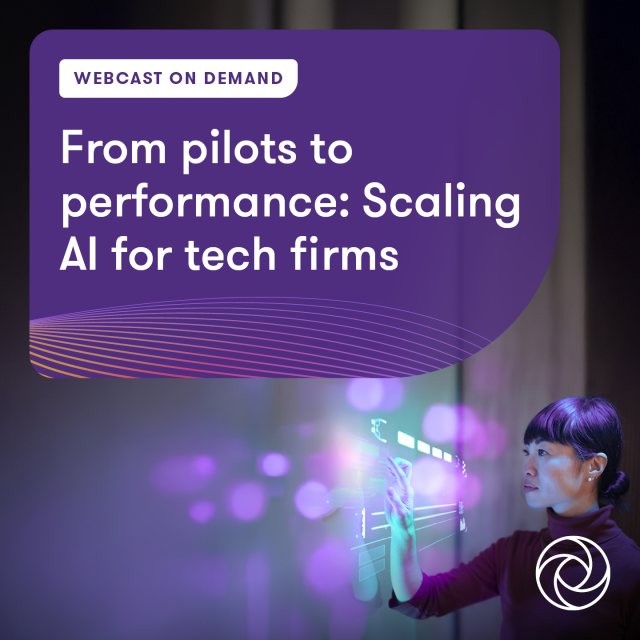 Now on demand! 💻 Many #AI pilots stall before showing impact. Watch <a href="/GrantThorntonUS/">Grant Thornton</a>’s #webcast replay to see how top tech firms scale AI — from aligning goals to applying governance and MLOps for lasting results. Tune in! #webinar bit.ly/3NqlGqQ