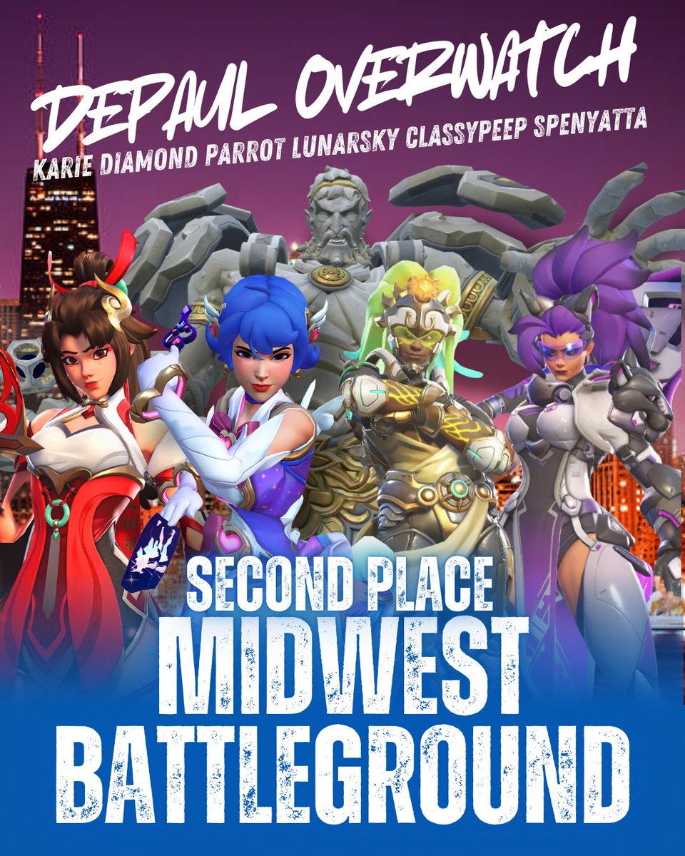 DePaul Overwatch tweet media