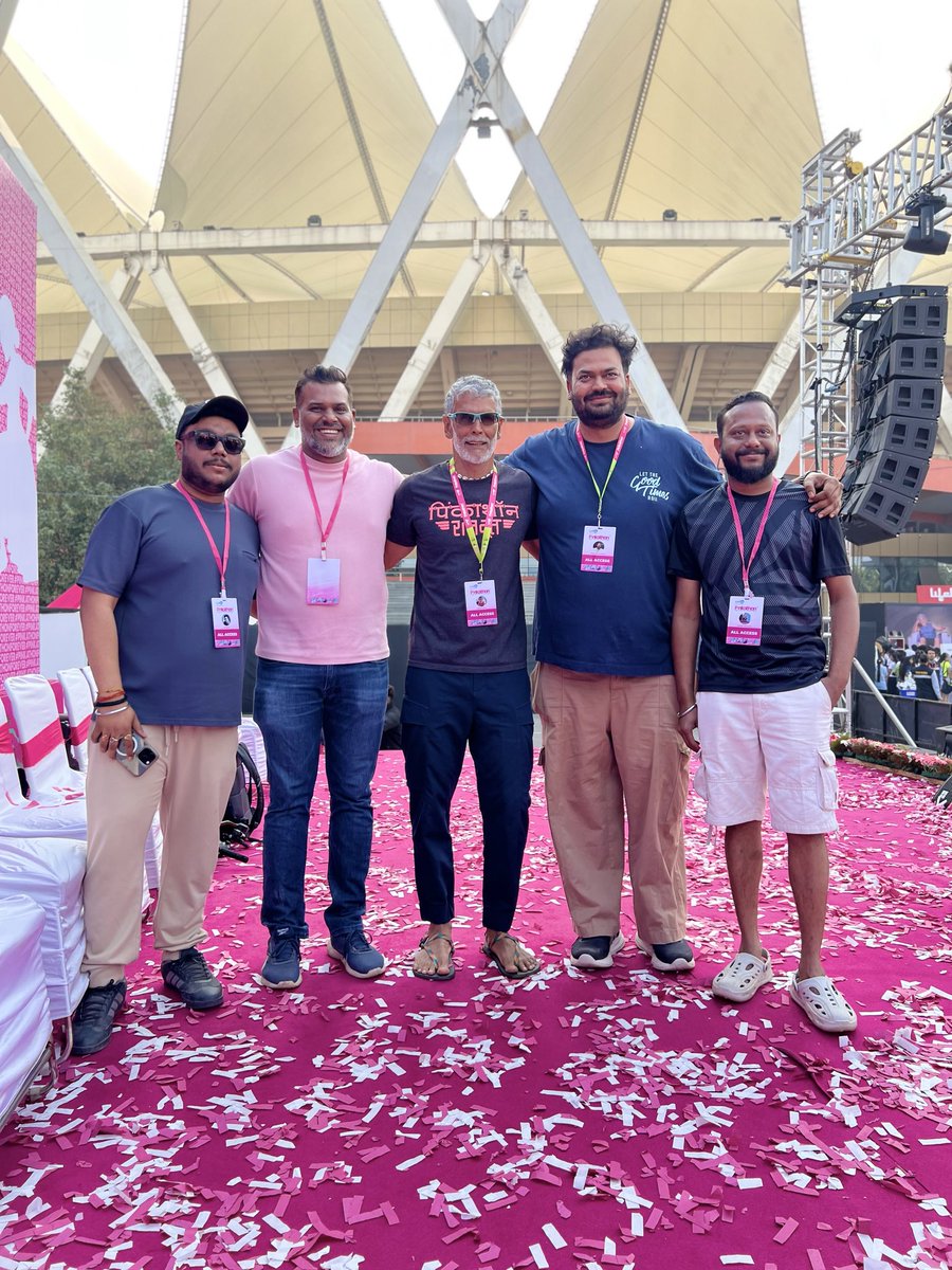 bygevent's tweet photo. Successful events are never built alone — they are built through strong collaborations, shared vision, and execution excellence. 🤝✨

After a successful execution of Pinkathon Delhi, 

#Pinkathon #PinkathonDelhi #MilindSoman #WomenEmpowerment #BygSports #BygEvents https://t.co/j1KuoYJNE2