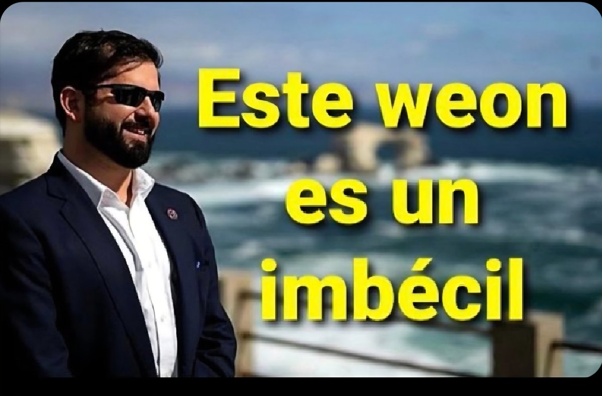 majfol253's tweet photo. @GabrielBoric https://t.co/b8MgoyeNCK