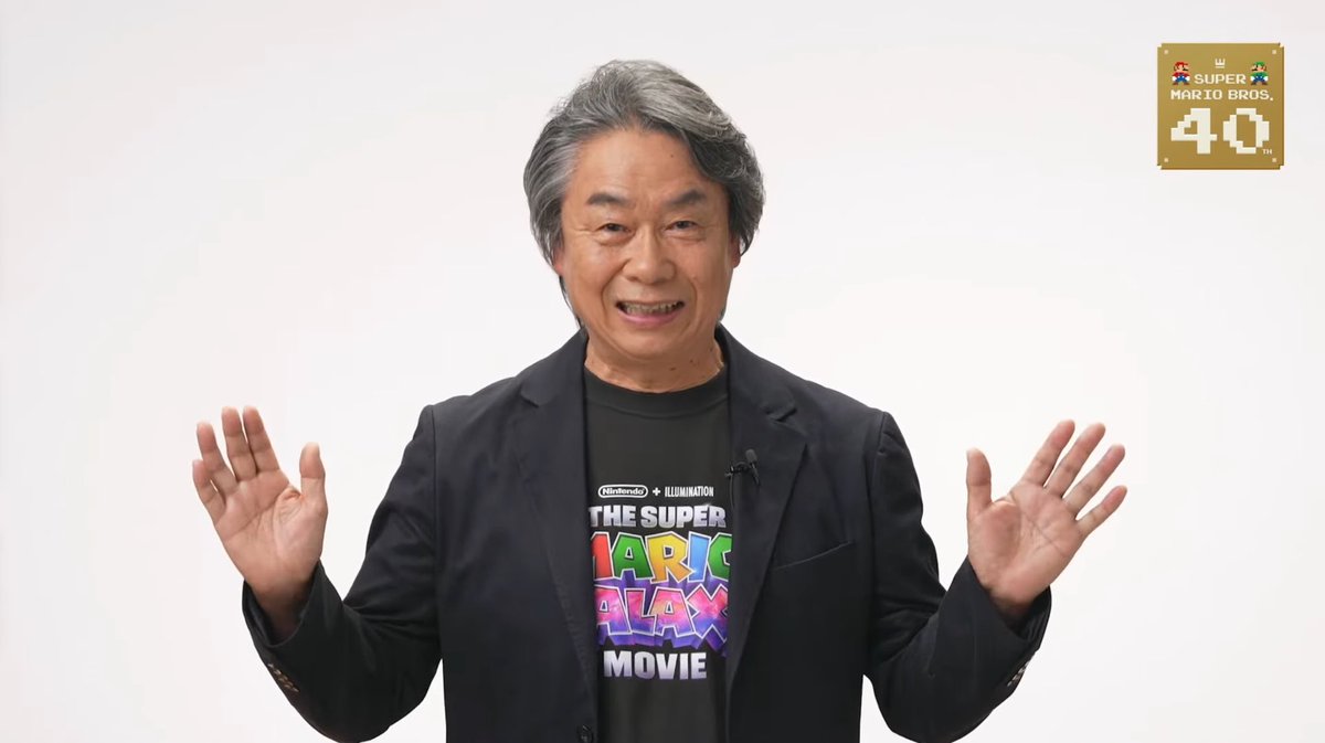 NINtheorist's tweet image. Miyamoto vuelve a confirmar que Super Mario Galaxy: La Película es el producto principal del 40 Aniversario de Super Mario Bros. 
nintheorist.com/2026/03/09/the…
 
#TheSuperMarioGalaxyMovie #NintendoDirect
