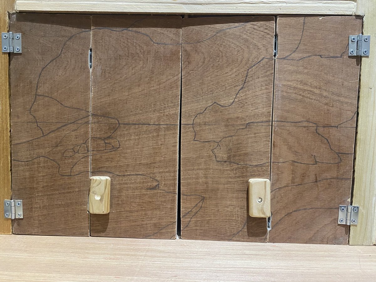Sharp5_Art's tweet photo. Don’t often post WIPs but here’s some pyrography I’ve been doing, over the past few months, on a desk I’m building. Loving the way this is turning out so far. ^^ https://t.co/UXSevKtLxZ