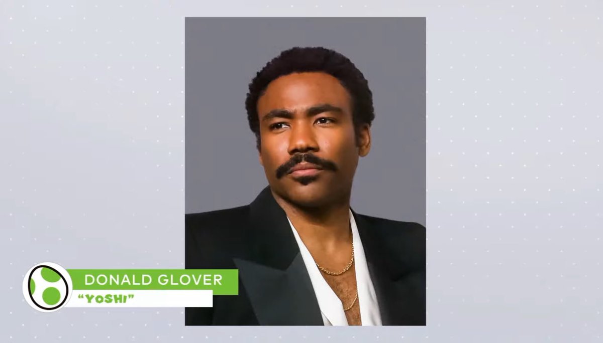 DONALD GLOVER IS YOSHI??