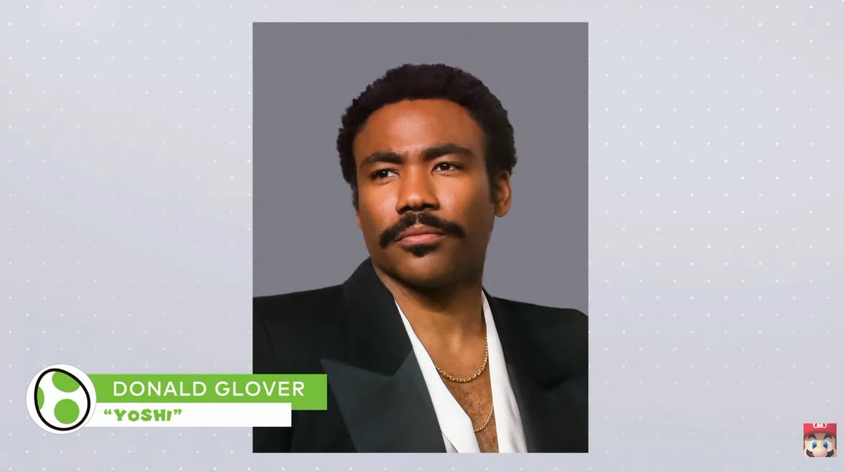 Stealth40k's tweet image. New Super Mario Galaxy Movie voice actors:

Luis Guizman - Wart
Donald Glover - Yoshi
Issa Rae - Honey Queen
