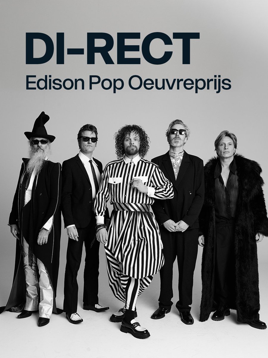 AgentsAfterAll's tweet photo. Gefeliciteerd met de Edison Pop Oeuvreprijs, @Di_rectMusic 🏆 https://t.co/BphzbzGeKU