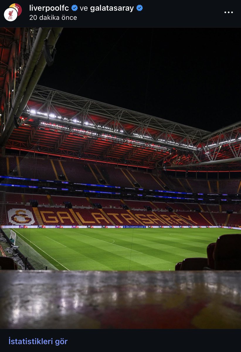 Ait olduğumuz yer. #UCL