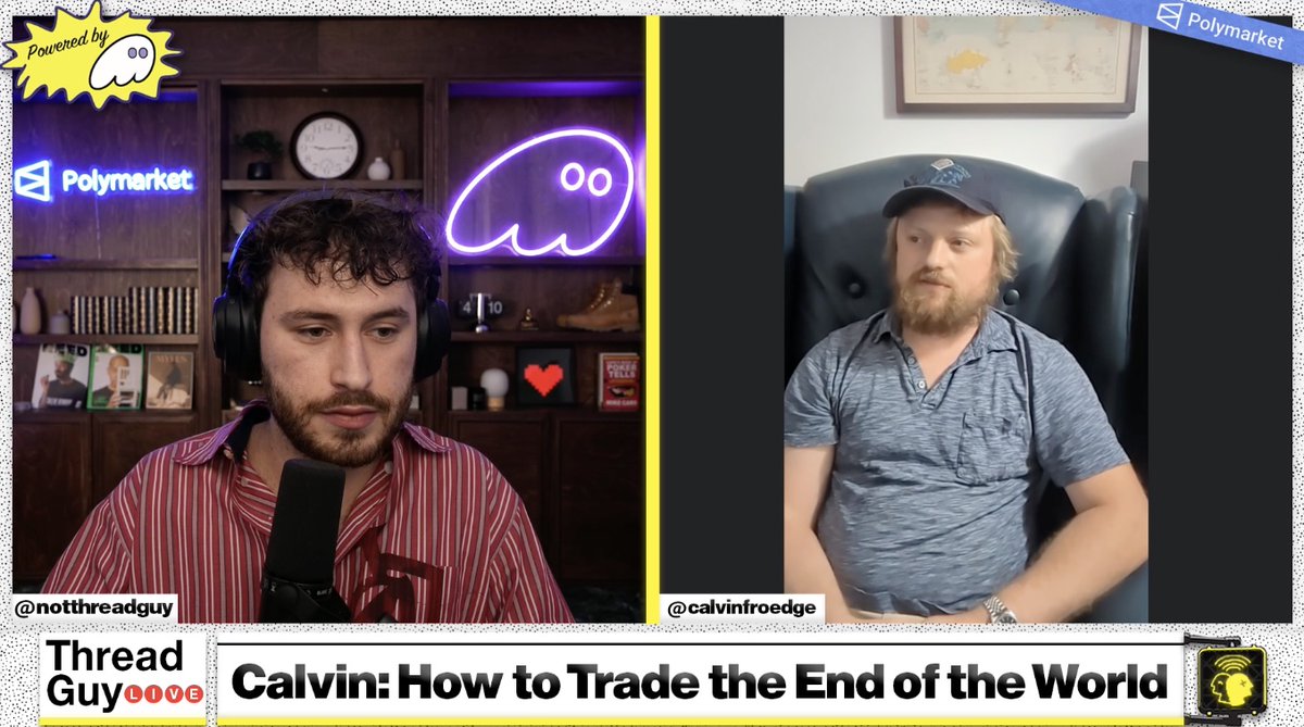 Threadguy is now LIVE with <a href="/calvinfroedge/">🏴‍☠️</a> 

twitch.tv/threadguy