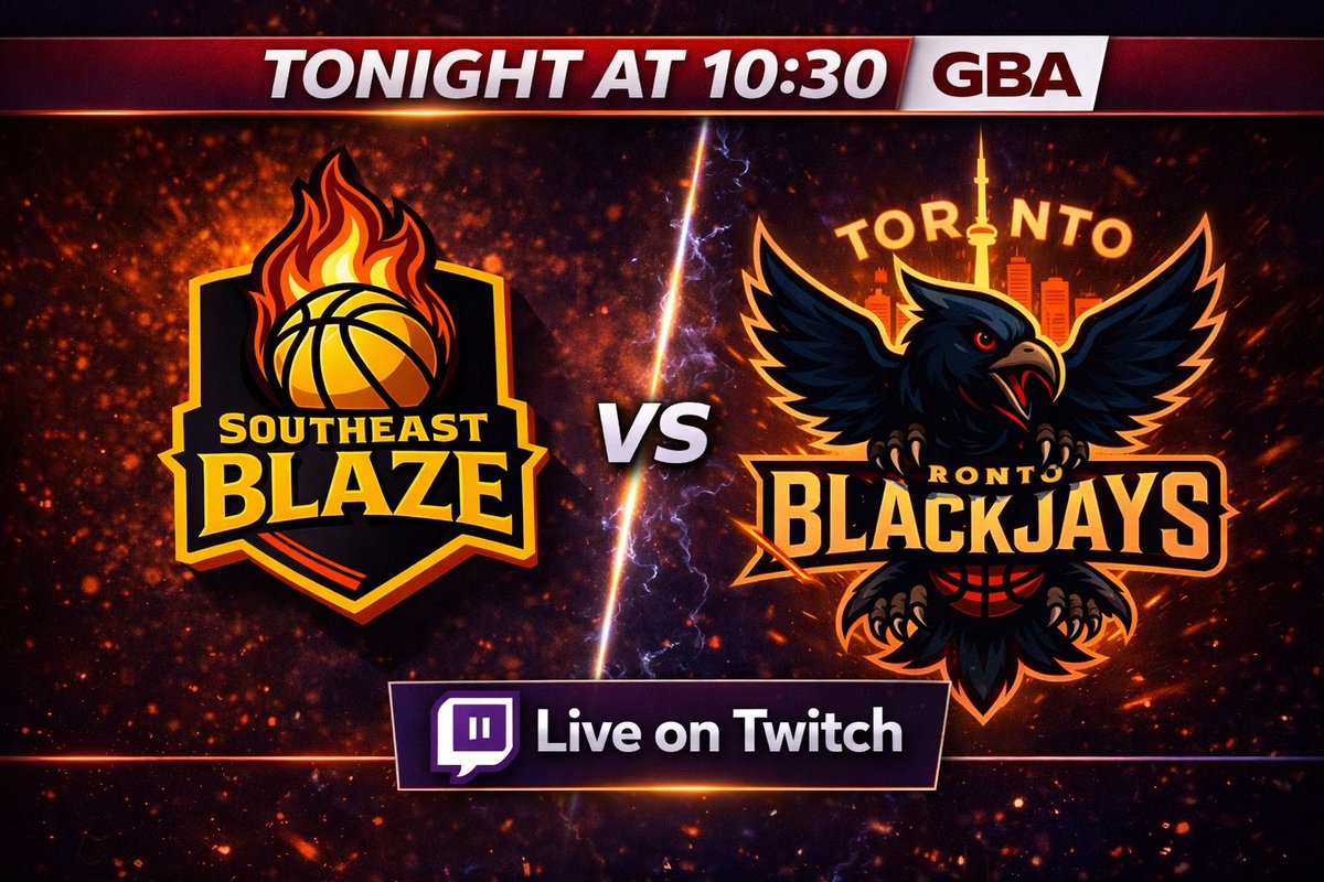 SoutheastBlaze's tweet photo. 🔥 WE’RE BACK!!🔥

The Southeast Blaze face Toronto at 10:30PM in a two-game series.

Defense. Offensive efficiency. Protect the ball.

Live on Twitch:
https://t.co/bDZRPTWxYd

#SoutheastBlaze
#BurnItDown🔥
@GBAProamleague https://t.co/0vgsQbPDDK