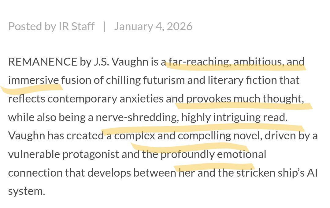 REMANENCE released Dec 2025! tweet media