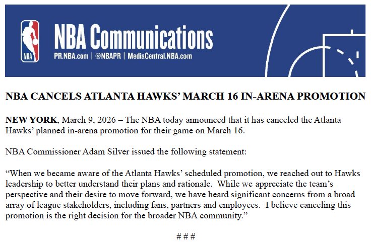 BTRowland's tweet photo. Magic City Night is canceled. https://t.co/2oSek6iptQ