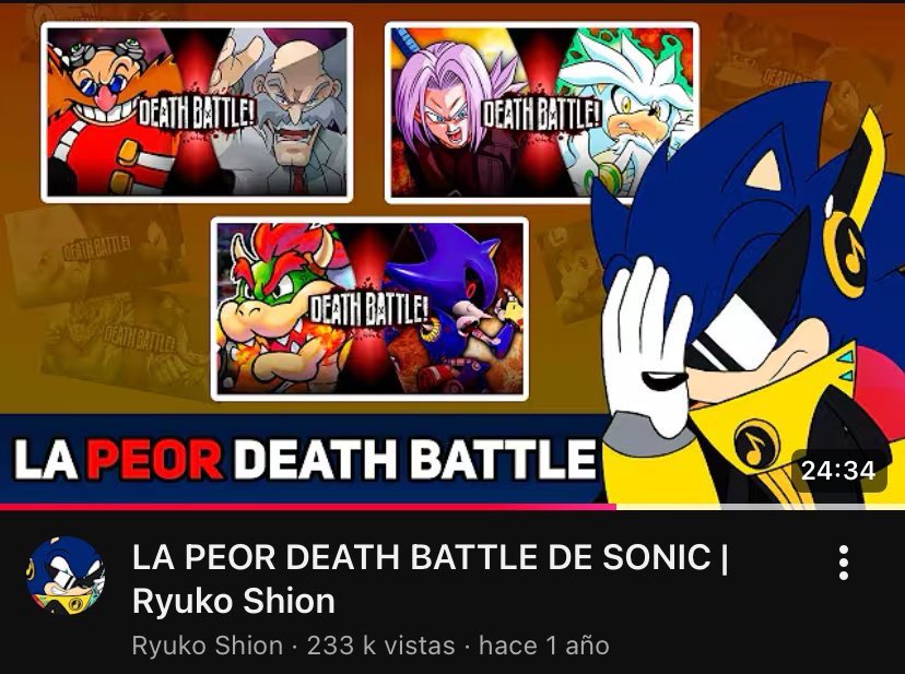 CepixLCP's tweet photo. Ryuko shion no se queja del resultado xd se queja de como analizan a los personajes de Sonic 

En este video tiro todos los argumentos posibles de porque Silver Archie no le gana a trunks y en otros casos como en el Bowser vs eggman ya ha dicho que para el, gana Bowser https://t.co/nj1yDOtMD6