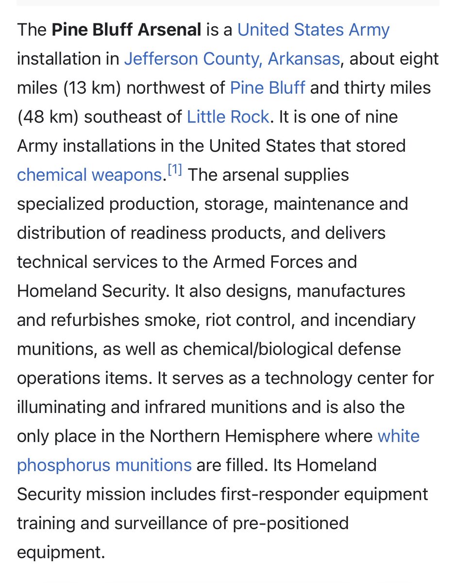 reminder that the only place all these white phosphorus munitions are manufactured &amp; supplied from is in the u.s. &amp; these are the precise coordinates of where it is. publicly available info.