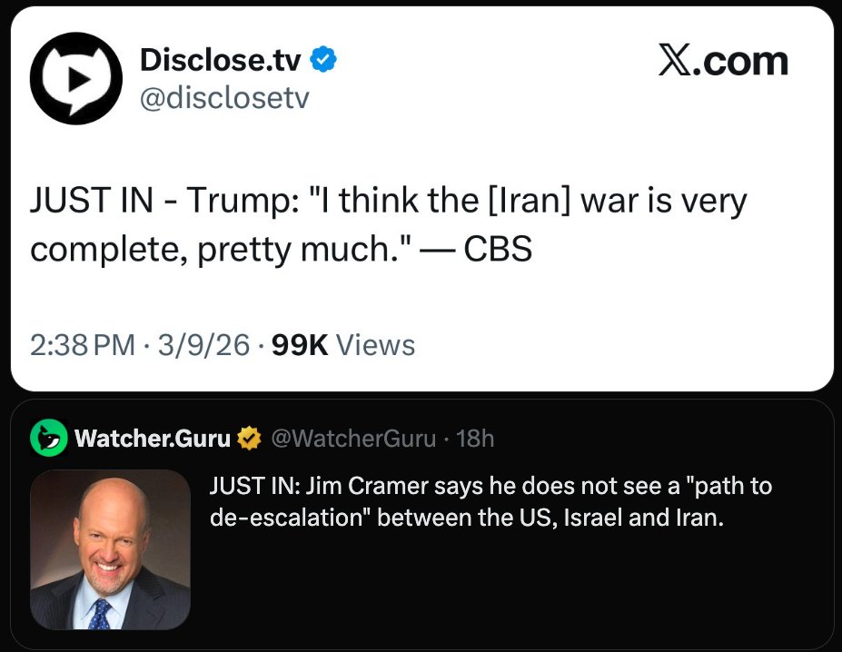 This is the only time I appreciate Inverse Cramer.