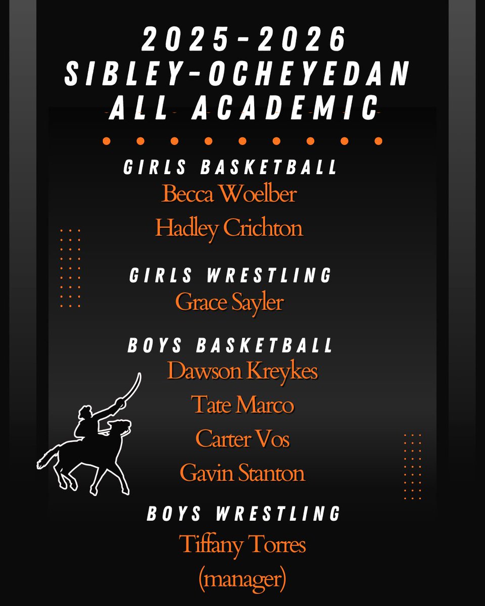 Sibley-Ocheyedan Athletics tweet media