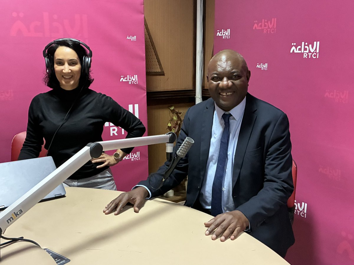 jericsende's tweet photo. Je remercie @RaouiaKheder de la @Radio_Tunis de m’avoir donné l’opportunité, ce 09 mars à Tunis, de défendre l’autonomisation des femmes par le basketball : sport, formation et emploi décent.  
#RTCI #JIF2026 #DroitsdesFemmes #Sport #Emploi #Formation #LesPépitesduCameroun https://t.co/cxtadzfpw3