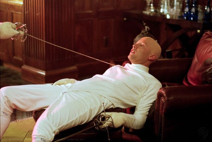 tommyrotz's tweet photo. Last one before going to sleep bcs I found it on Pinterest while searching for good pics... of course the comments were thirsting. Legs spread mouth open eyes half lidded. Little do they know that's his father on the other end of the sword #luthorcest https://t.co/e8ZH4Qp09j