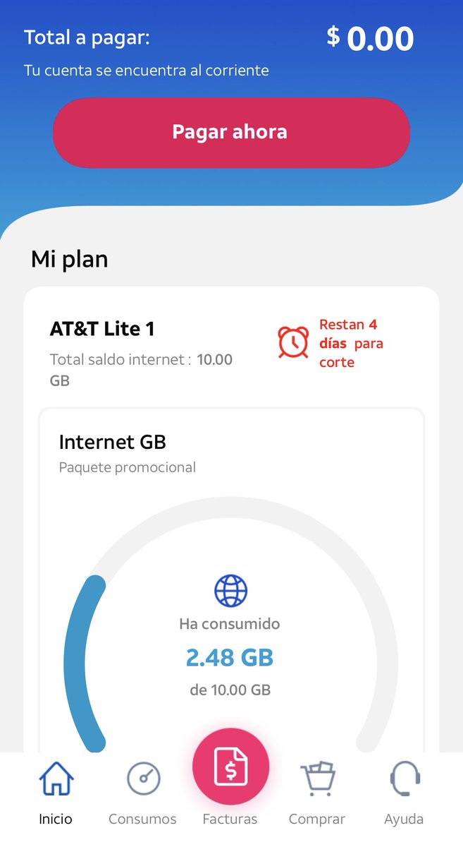 cgarnica's tweet photo. @ATTMx Oigan... y si revisan sus sistemas? Llevan una semana llenando mi buzón con llamadas automáticas para recordar fechas de pago, pero resulta que en la app dice que estoy al corriente y no me deja pagar —porque no tengo pendiente alguno—. https://t.co/oH1lGD3AEI