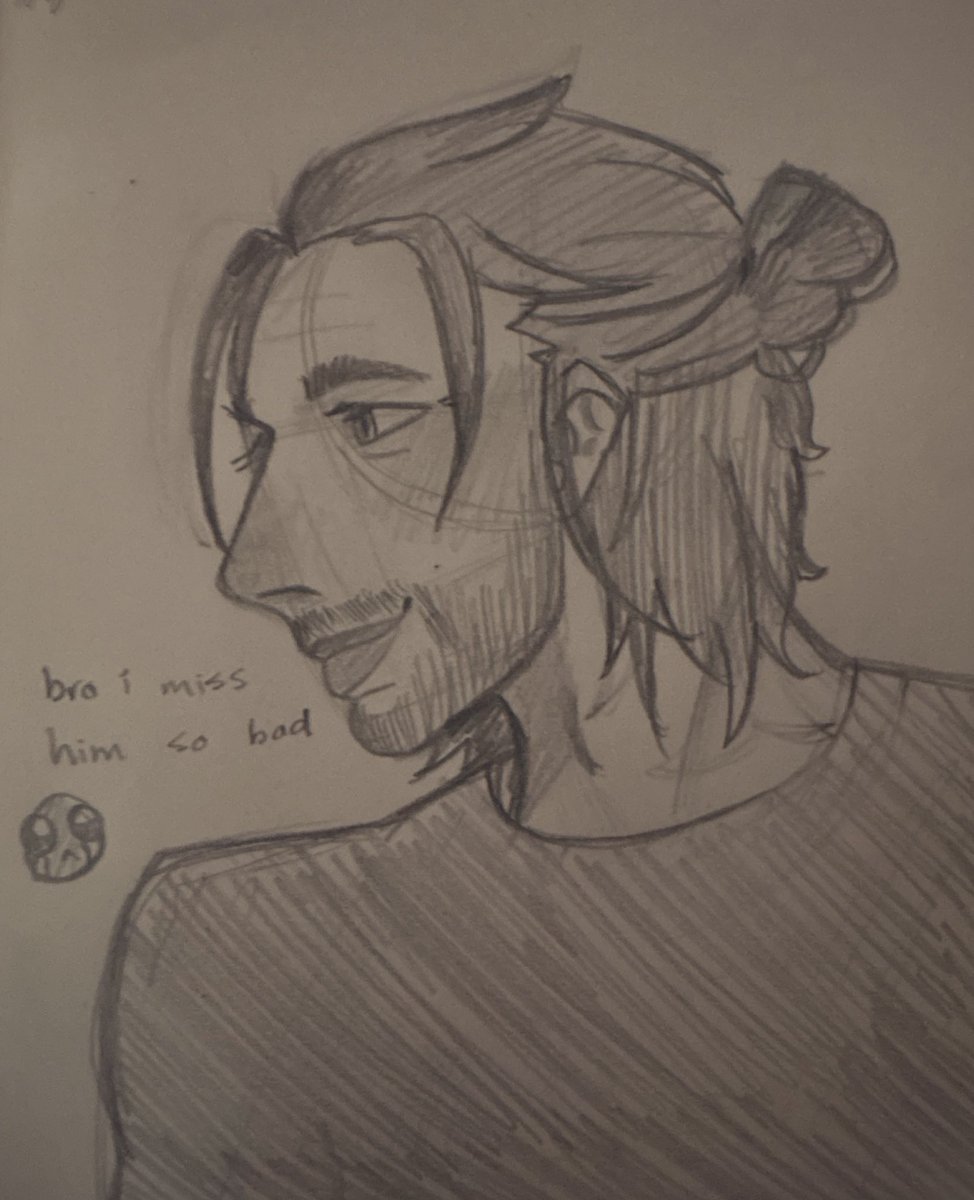 BUCKY DAYY !! sketch i did of him just cause BUT NOW ITS FOR HIS BIRTHDAY !! ‹𝟥 ᵕ̈ !!
