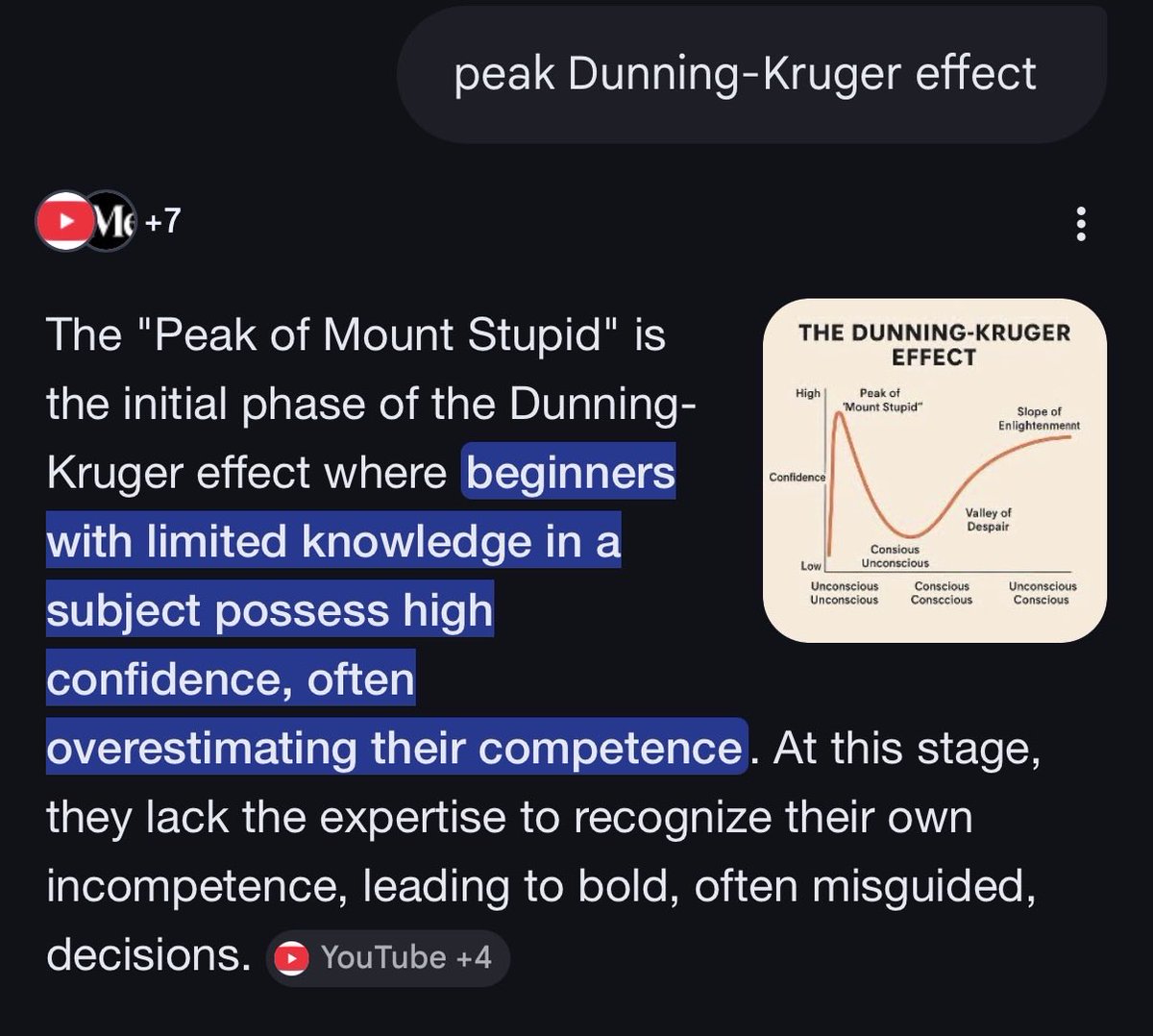 atm, vibe coding might be the fastest path from 0 to peak Dunning-Kruger effect